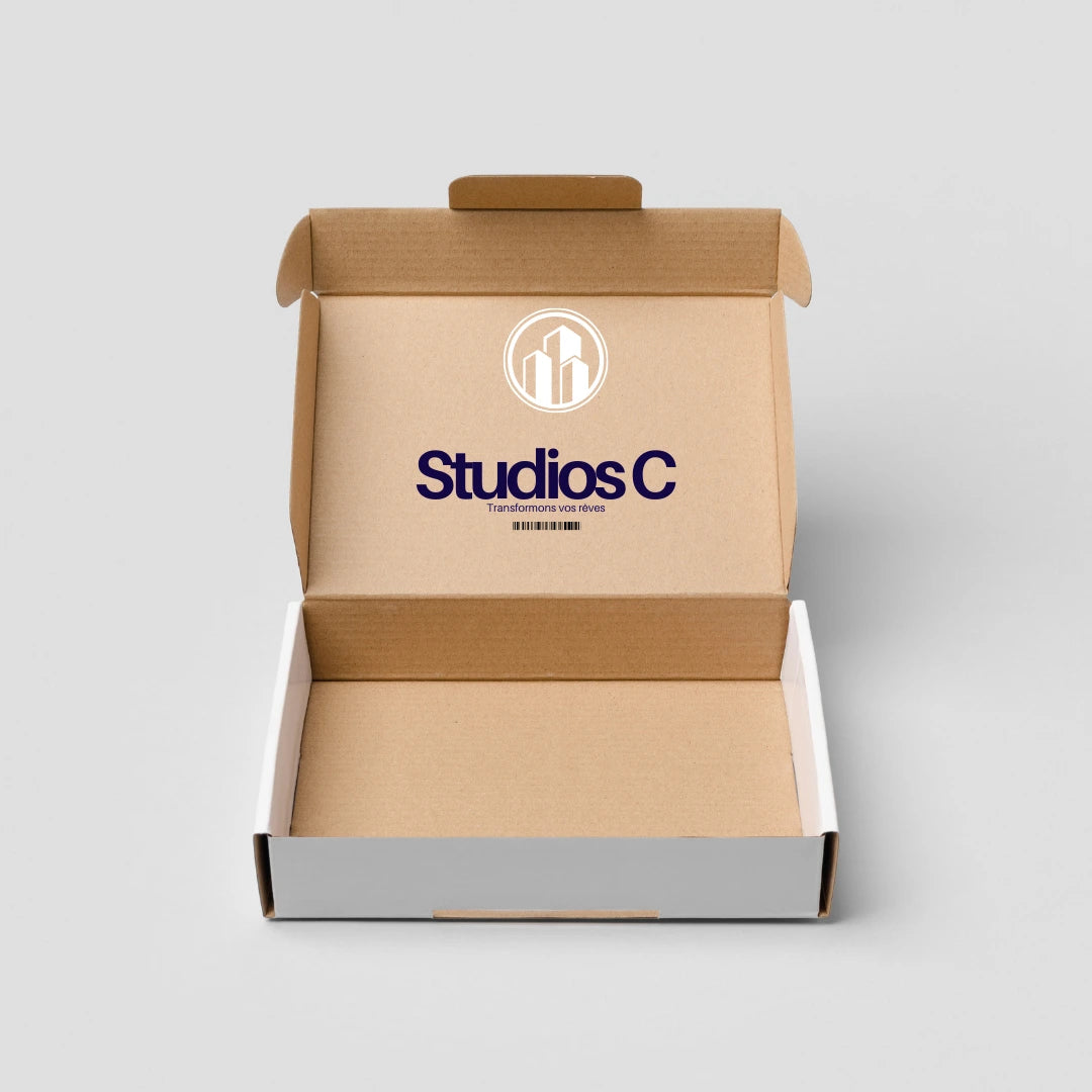 Branding Premium – identité visuelle complète et packaging personnalisé