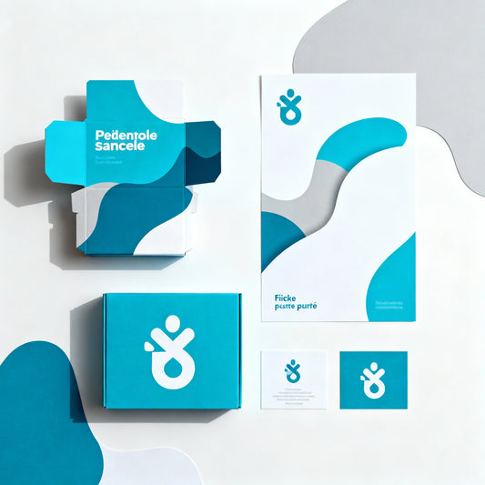 Branding Premium – identité visuelle complète et packaging personnalisé