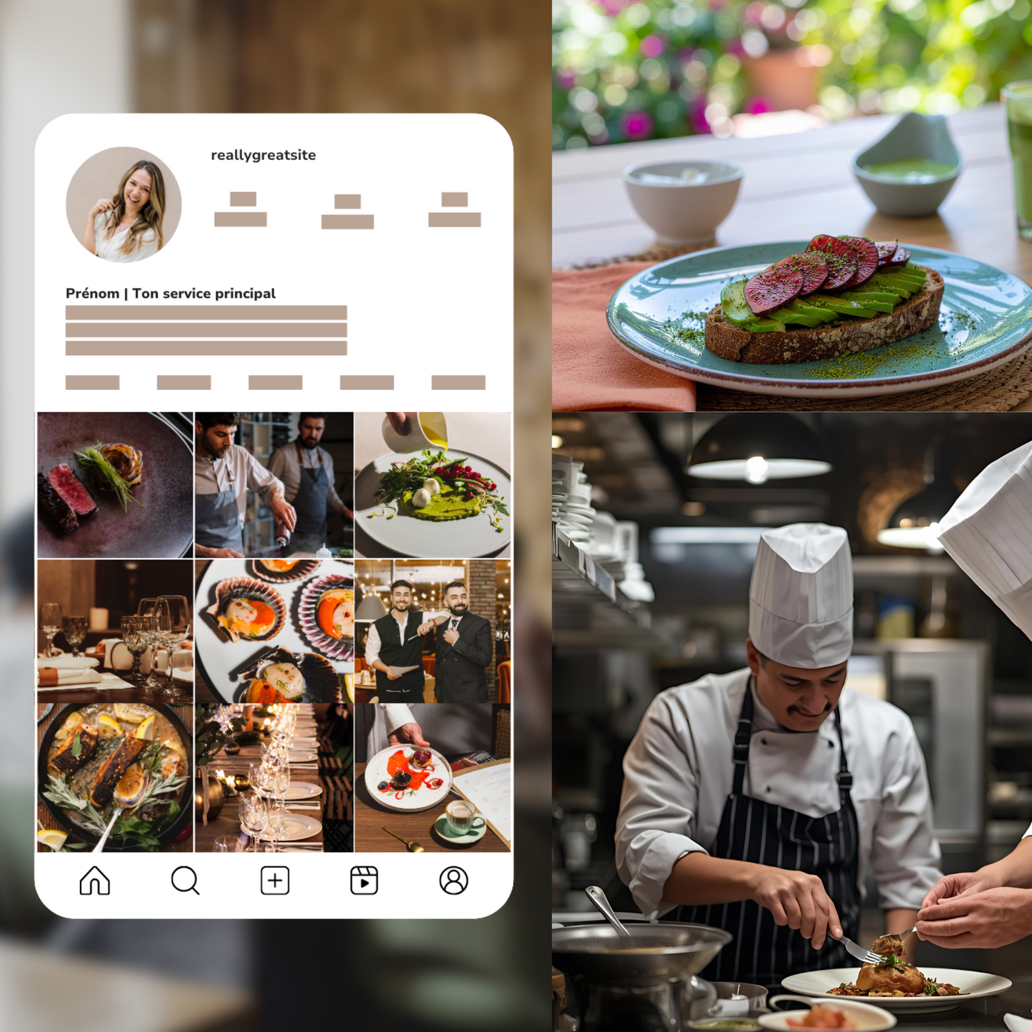Pack templates réseaux sociaux – visuels personnalisés pour posts et stories
