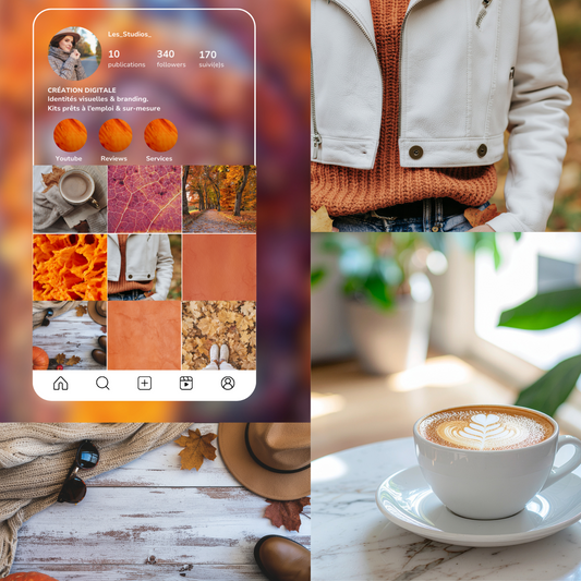 Pack templates réseaux sociaux – visuels personnalisés pour posts et stories