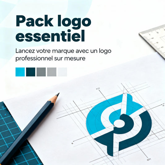 Pack logo essentiel – création de logo professionnel unique